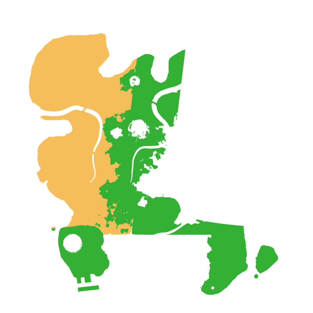 Biome Rust Map: Procedural Map, Size: 3000, Seed: 856023123