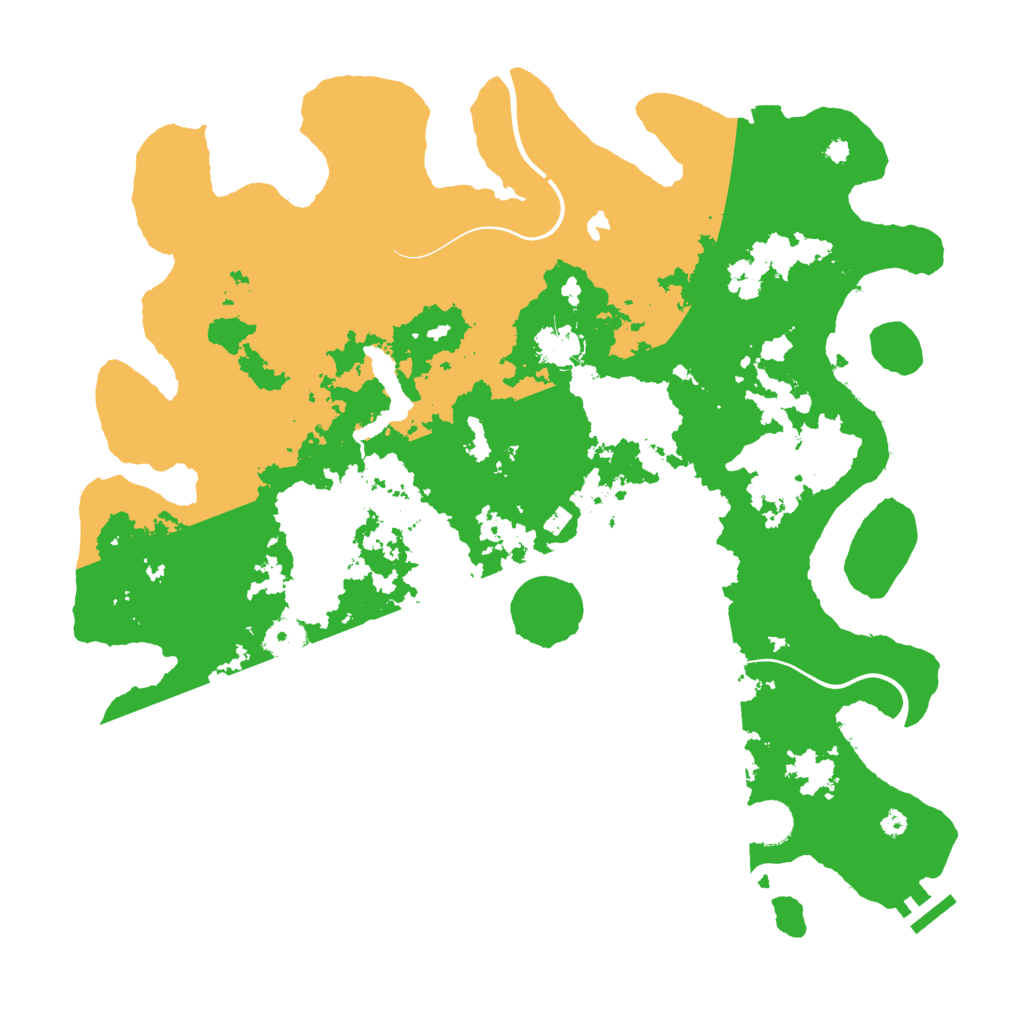 Biome Rust Map: Procedural Map, Size: 4000, Seed: 626910209