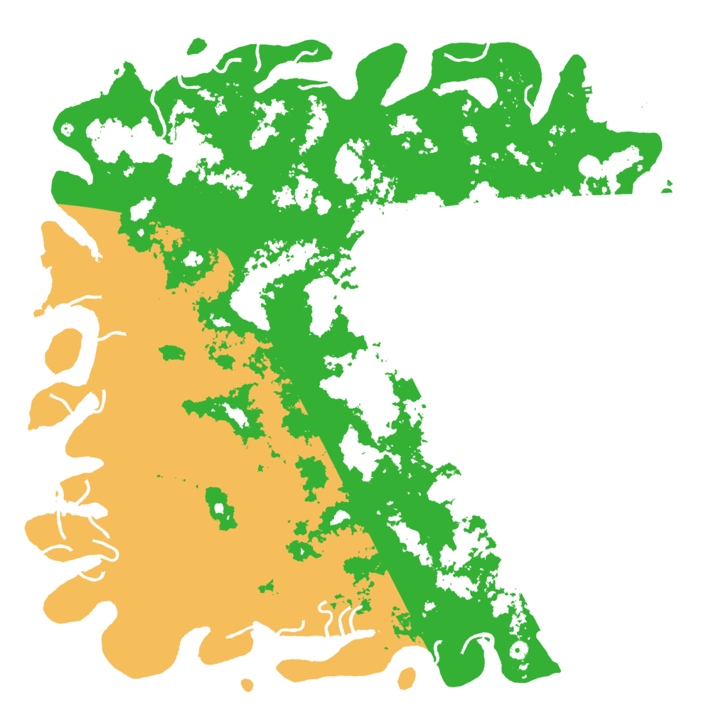 Biome Rust Map: Procedural Map, Size: 6000, Seed: 13834