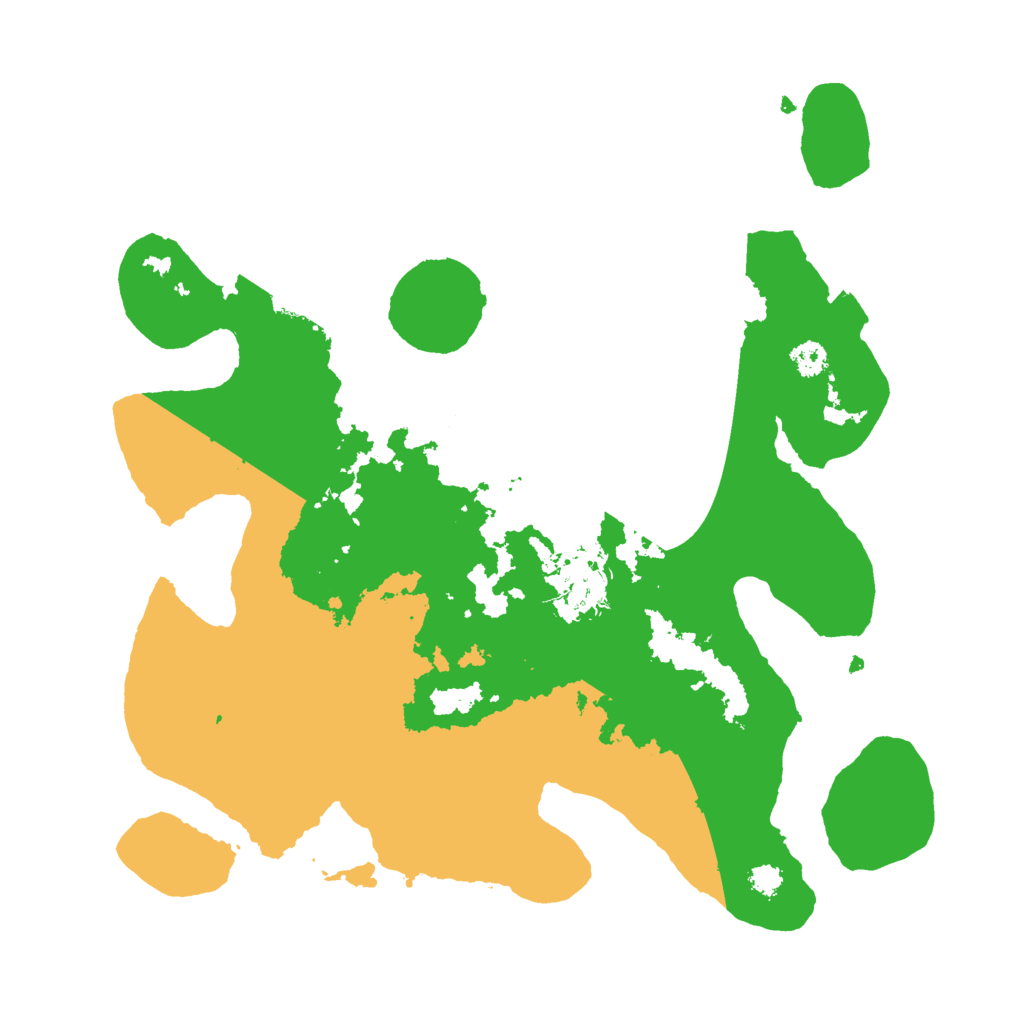Biome Rust Map: Procedural Map, Size: 3000, Seed: 576223691