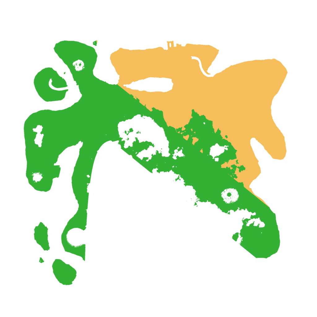 Biome Rust Map: Procedural Map, Size: 3000, Seed: 20361