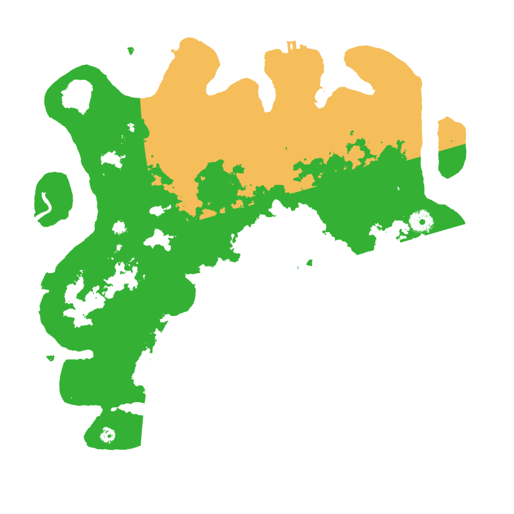 Biome Rust Map: Procedural Map, Size: 3500, Seed: 489476423
