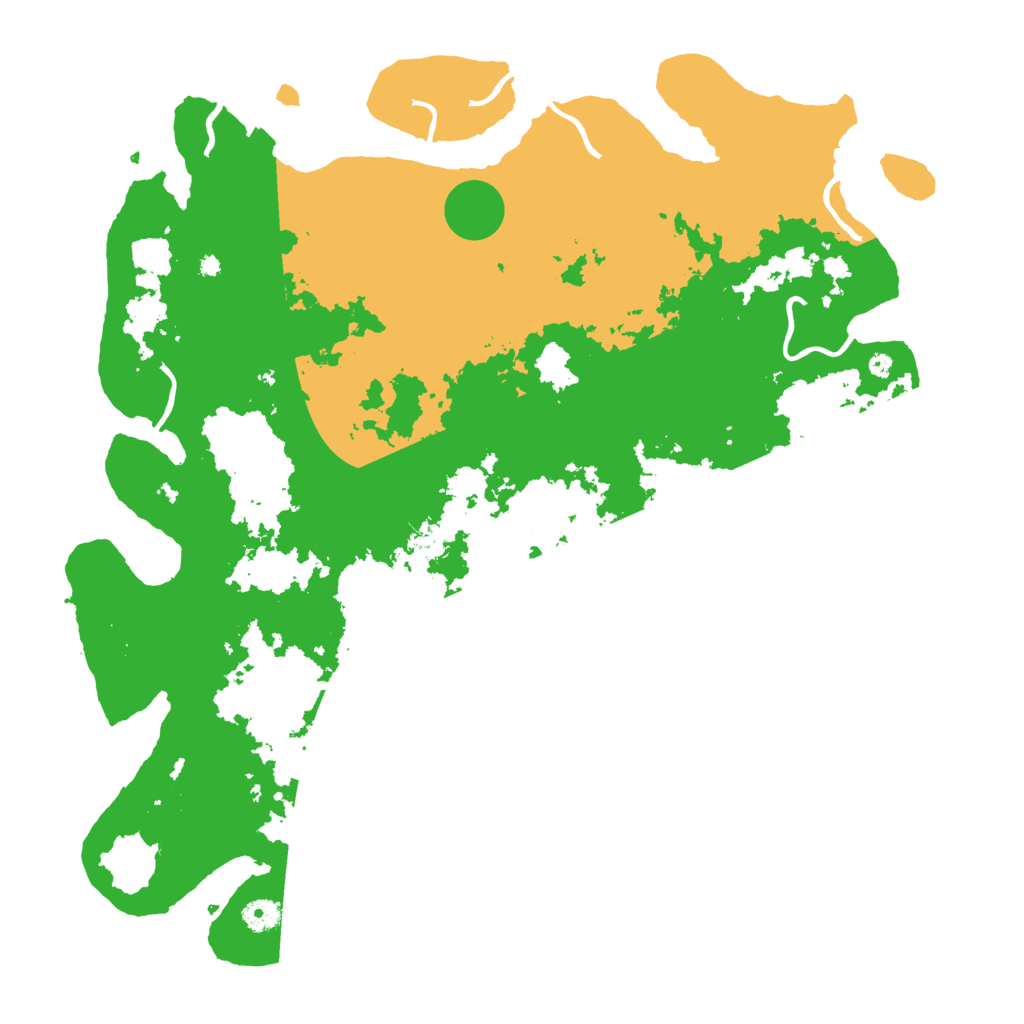 Biome Rust Map: Procedural Map, Size: 4500, Seed: 1791888676