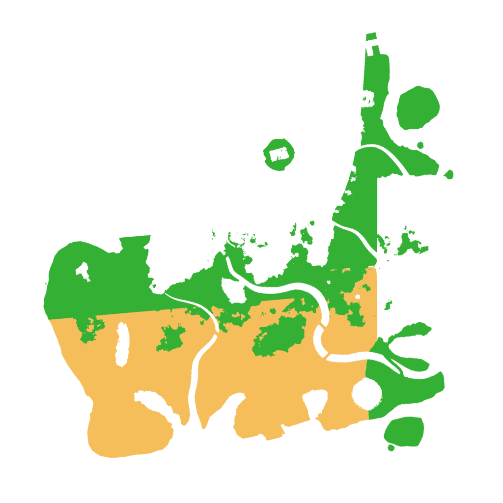 Biome Rust Map: Procedural Map, Size: 3000, Seed: 5714