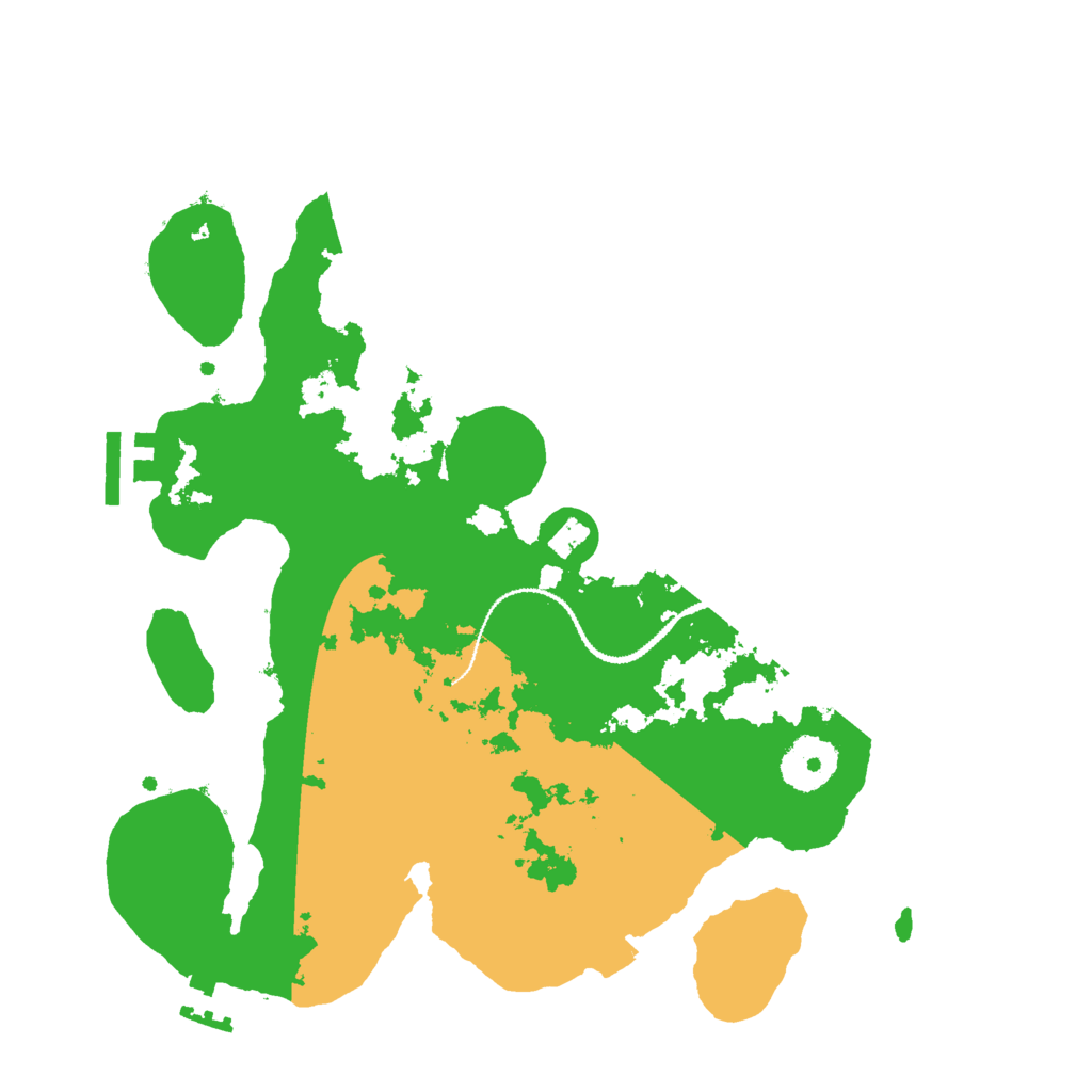 Biome Rust Map: Procedural Map, Size: 3000, Seed: 890256400