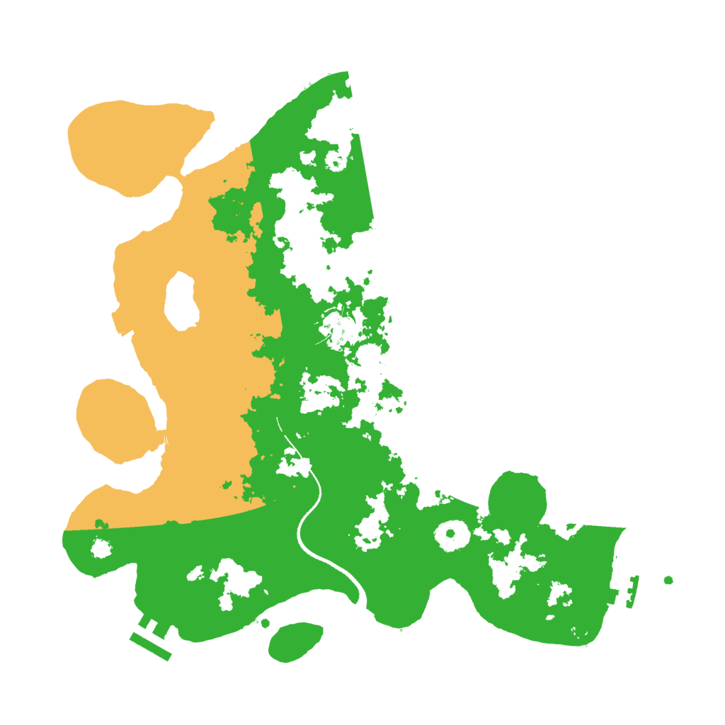 Biome Rust Map: Procedural Map, Size: 3300, Seed: 564688512