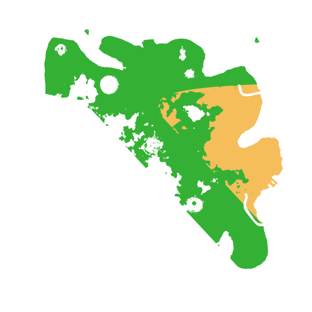 Biome Rust Map: Procedural Map, Size: 3000, Seed: 12989