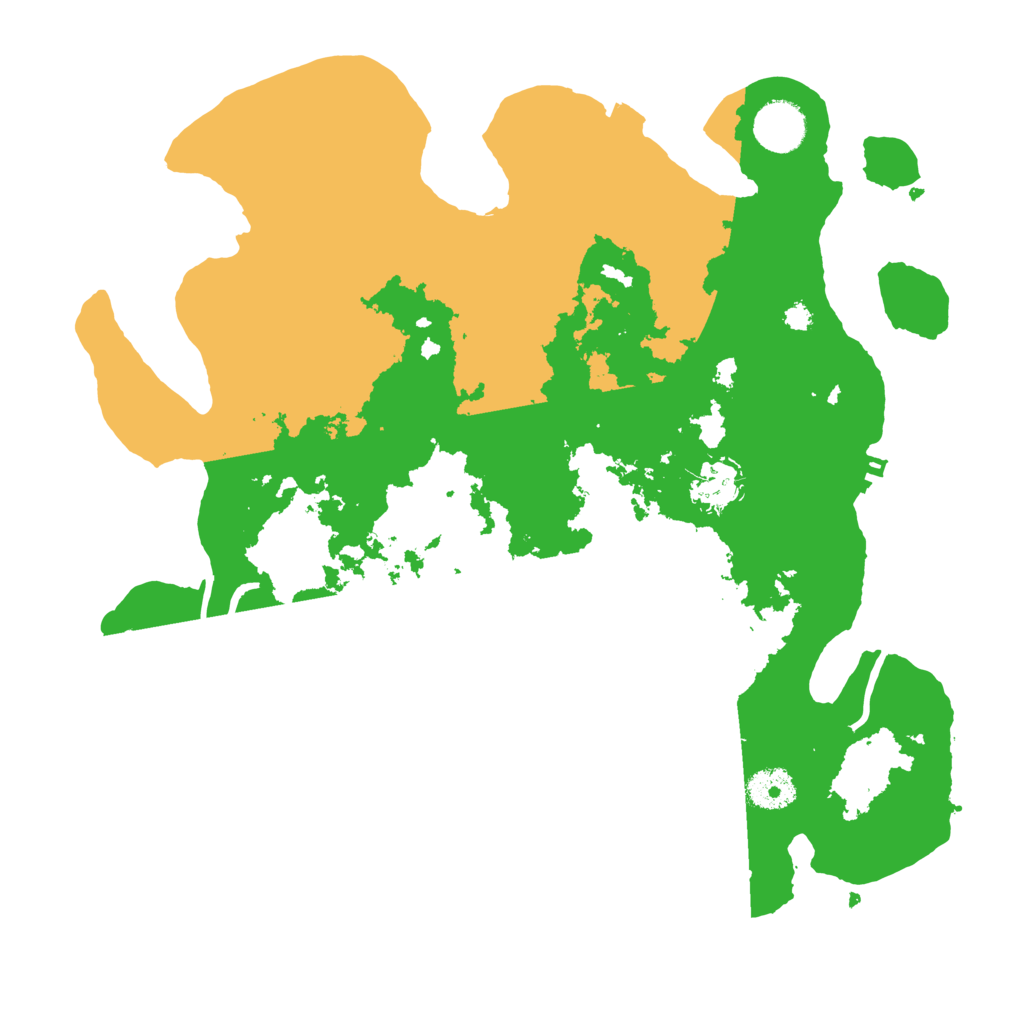 Biome Rust Map: Procedural Map, Size: 3500, Seed: 451511612