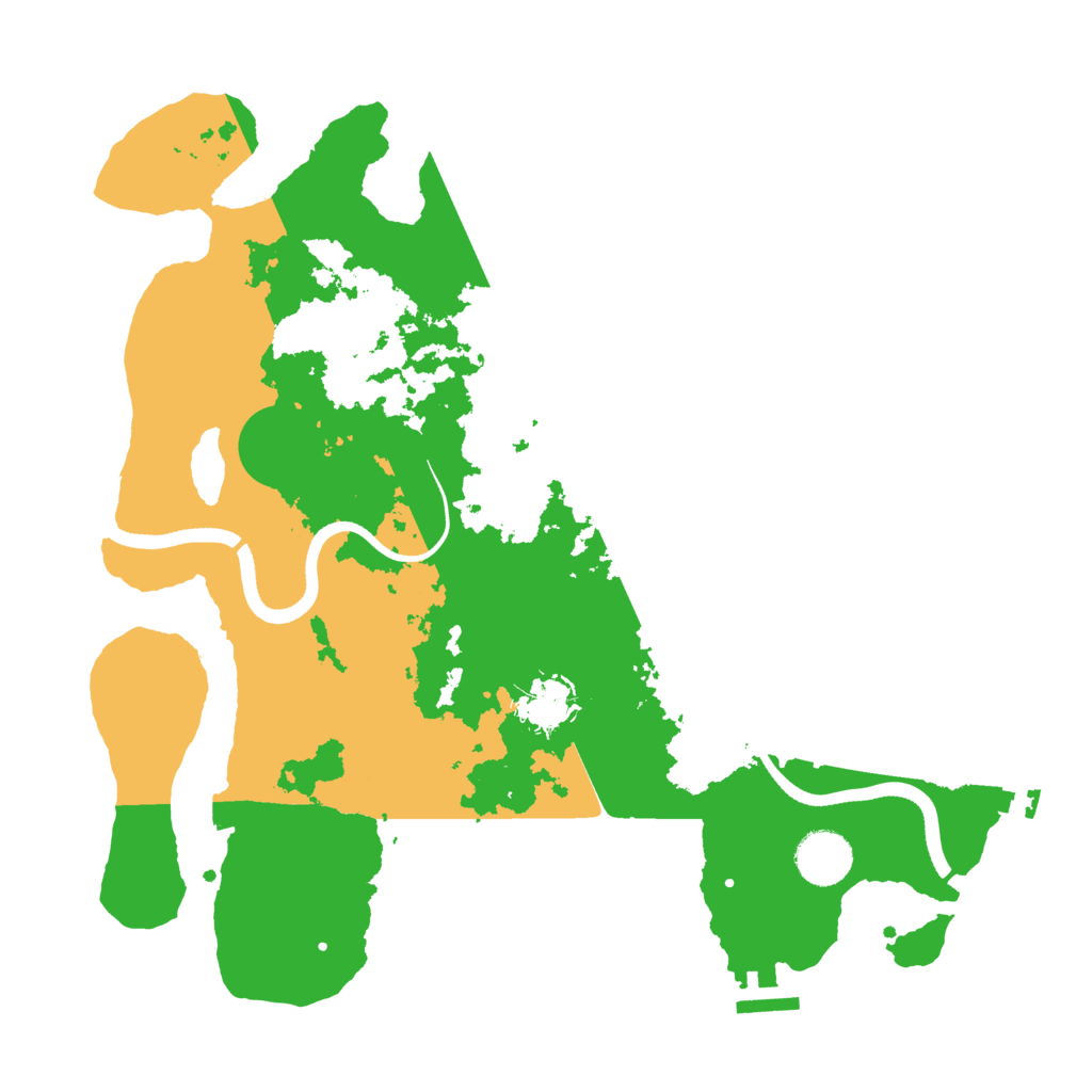 Biome Rust Map: Procedural Map, Size: 3500, Seed: 588983350