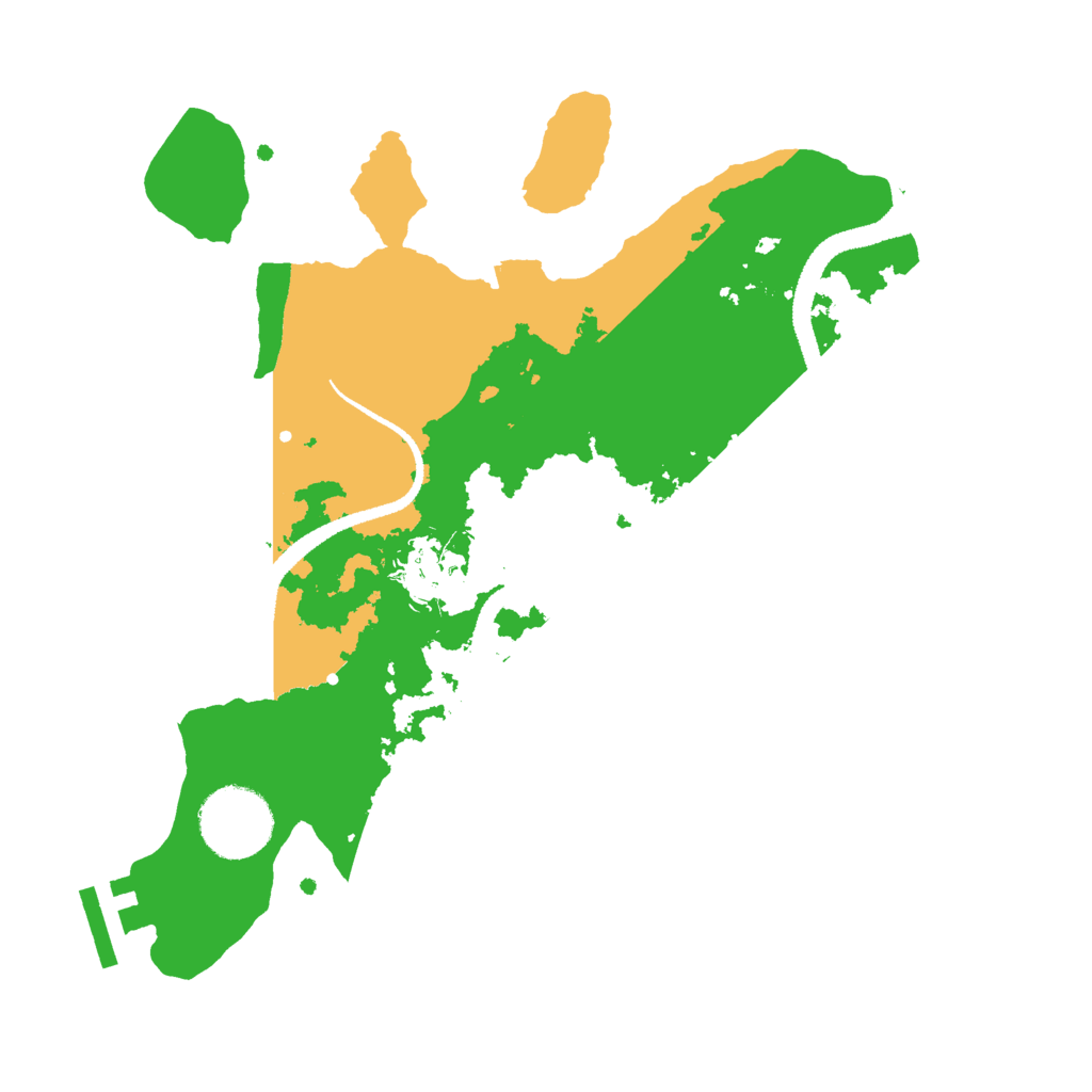 Biome Rust Map: Procedural Map, Size: 2700, Seed: 900160526