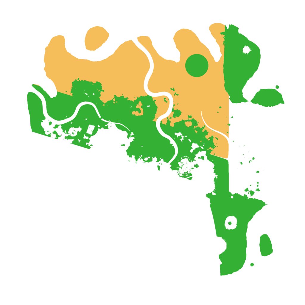 Biome Rust Map: Procedural Map, Size: 3500, Seed: 1103225246