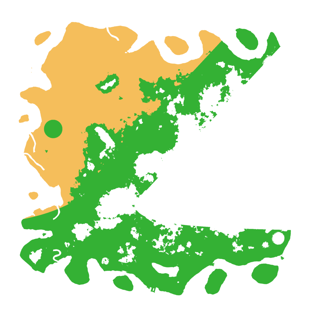 Biome Rust Map: Procedural Map, Size: 4500, Seed: 12223