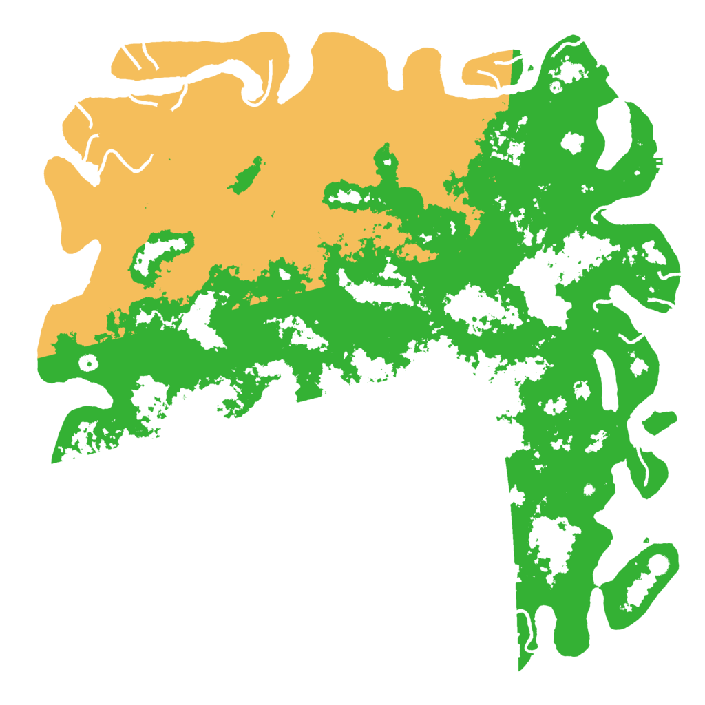 Biome Rust Map: Procedural Map, Size: 6000, Seed: 1286895836