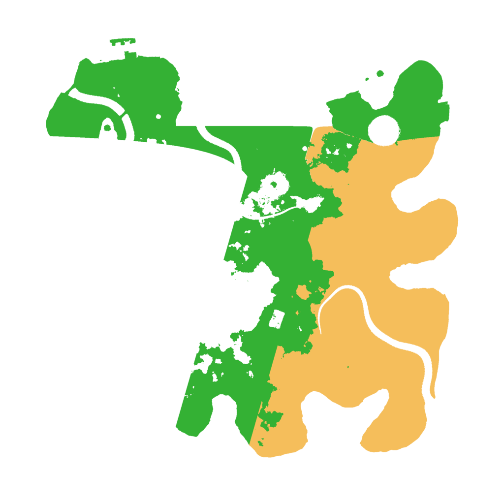 Biome Rust Map: Procedural Map, Size: 3000, Seed: 9439