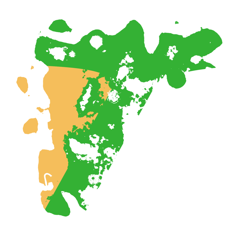 Biome Rust Map: Procedural Map, Size: 3500, Seed: 1150831490