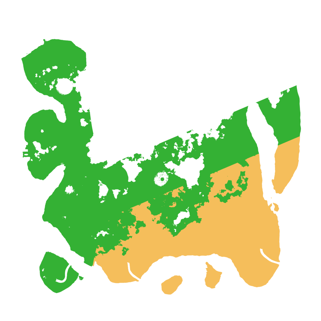 Biome Rust Map: Procedural Map, Size: 3500, Seed: 1201162223