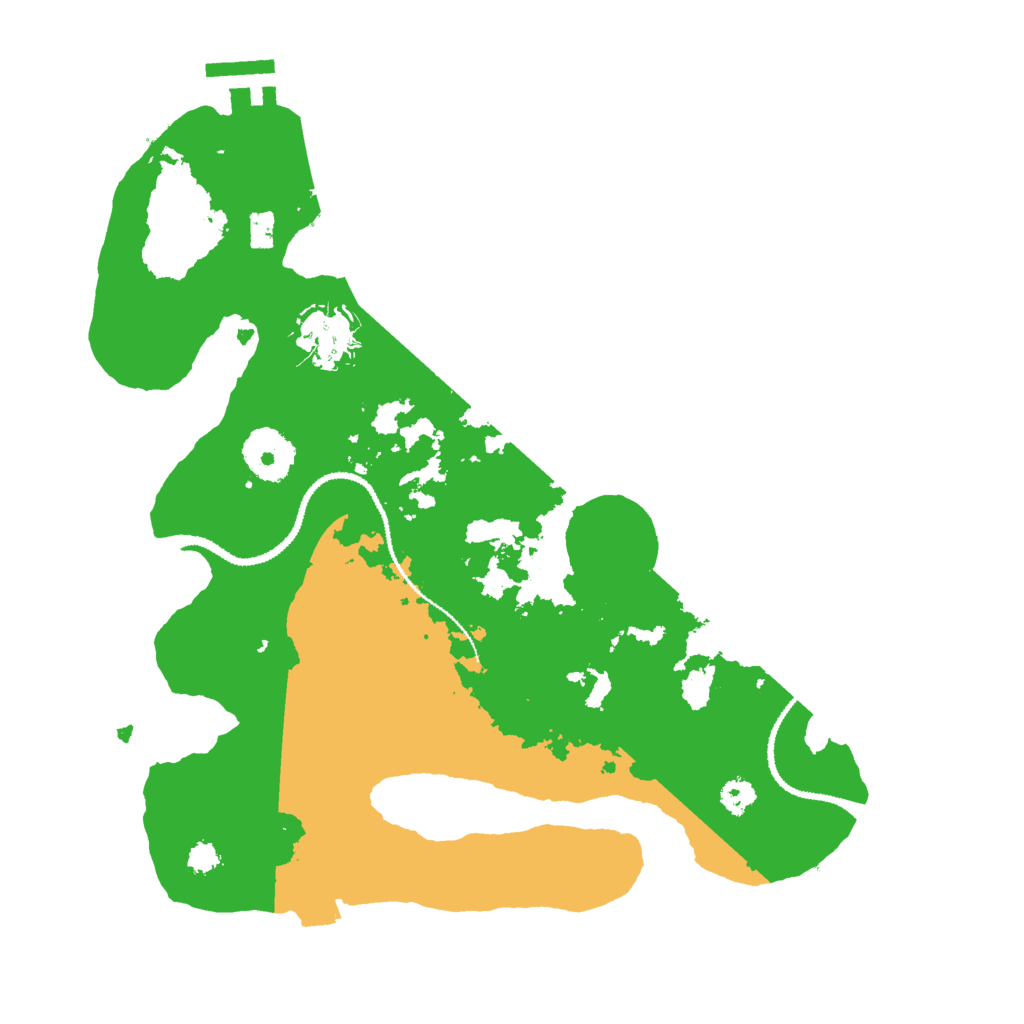 Biome Rust Map: Procedural Map, Size: 3000, Seed: 8126