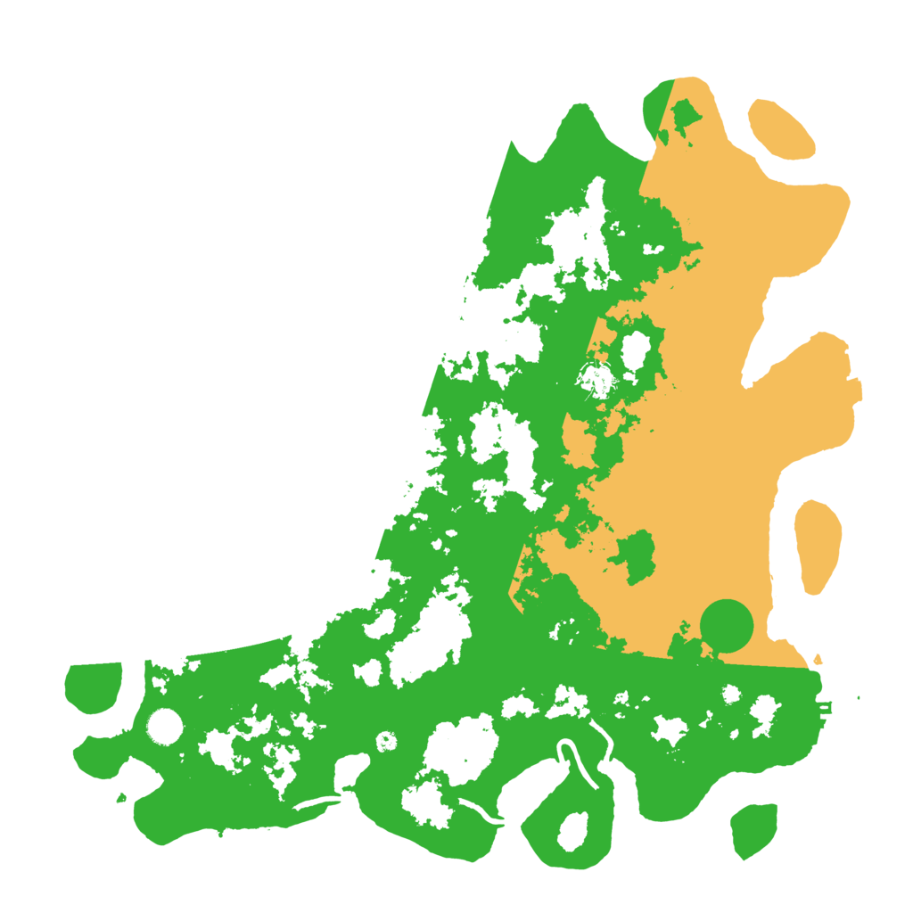 Biome Rust Map: Procedural Map, Size: 4500, Seed: 2036050479