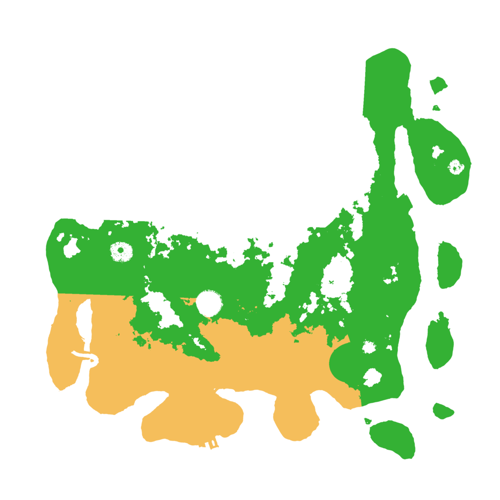 Biome Rust Map: Procedural Map, Size: 3500, Seed: 4156458