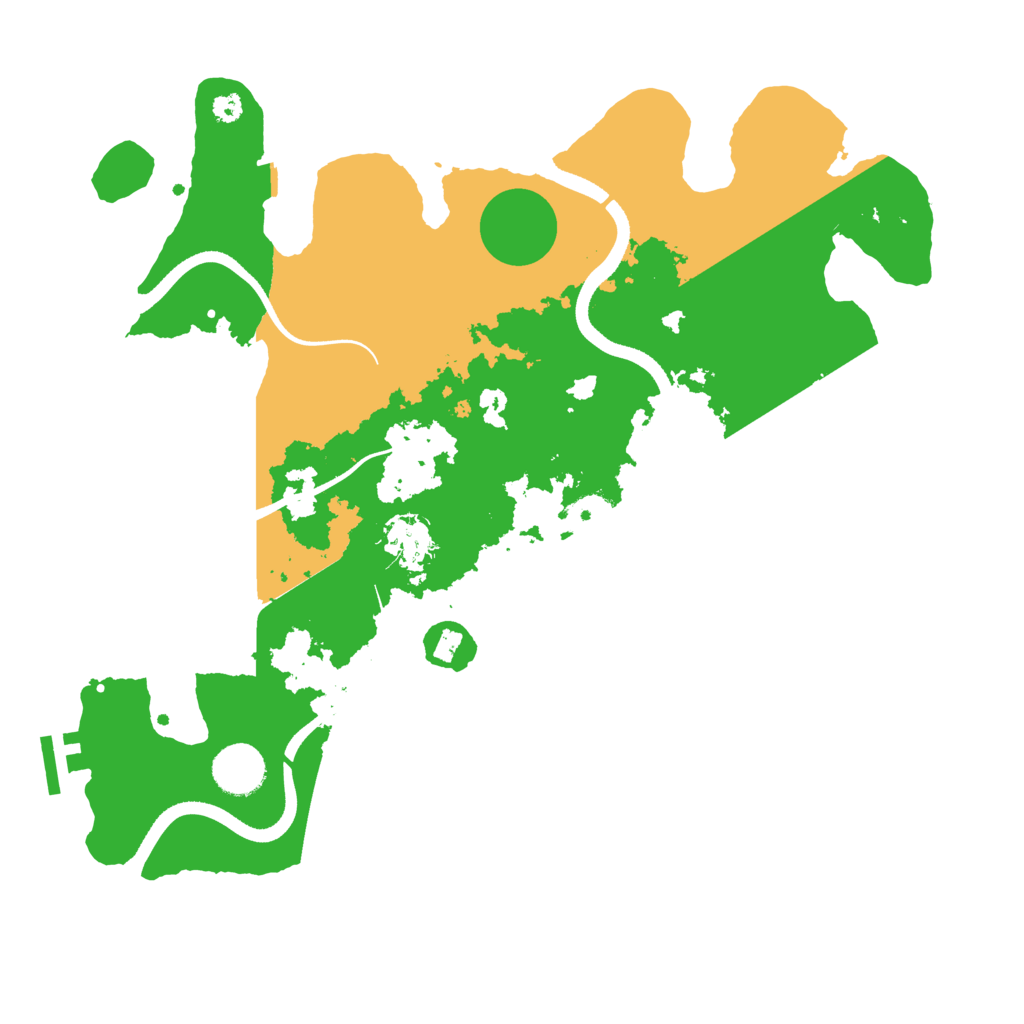 Biome Rust Map: Procedural Map, Size: 3509, Seed: 21313