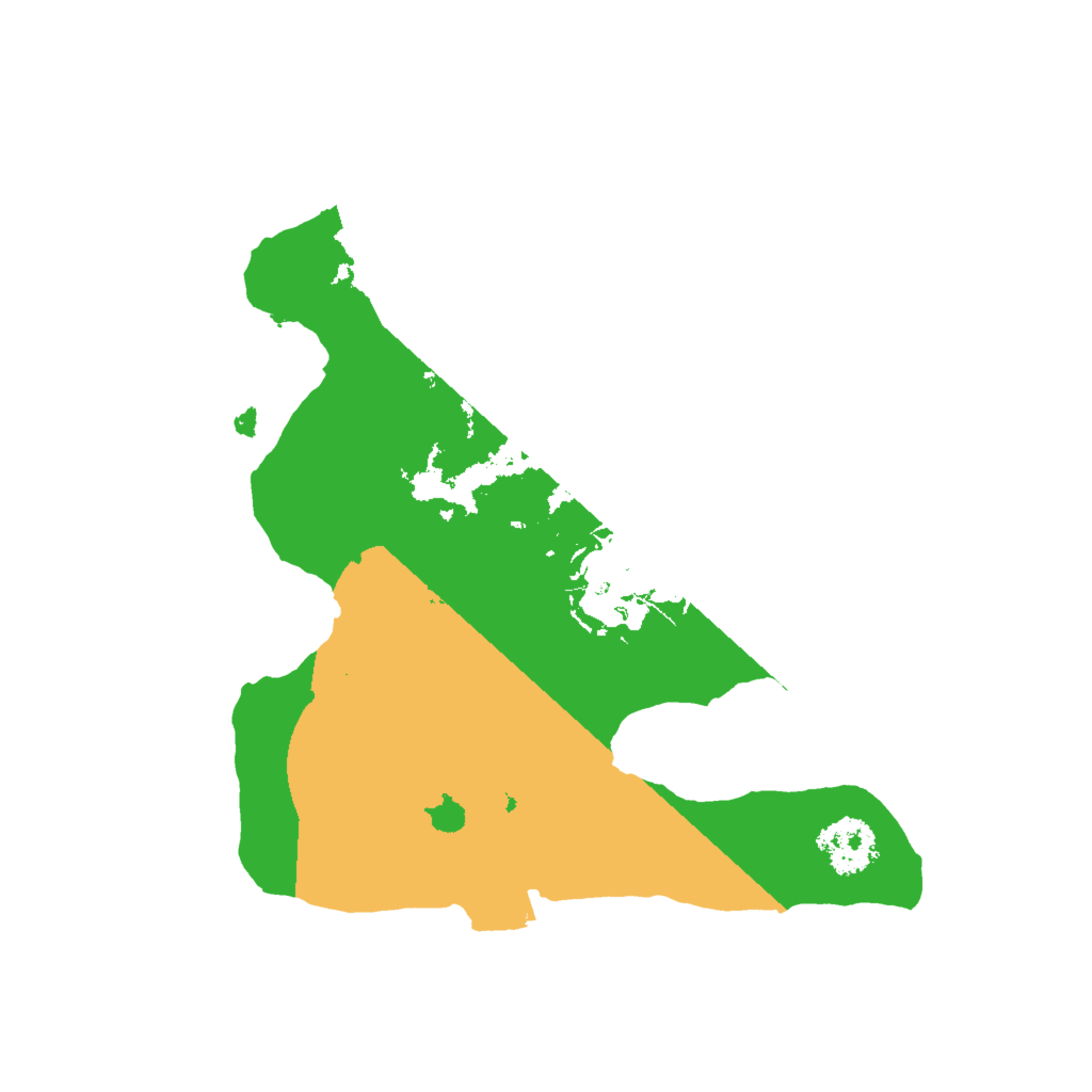 Biome Rust Map: Procedural Map, Size: 2000, Seed: 8126