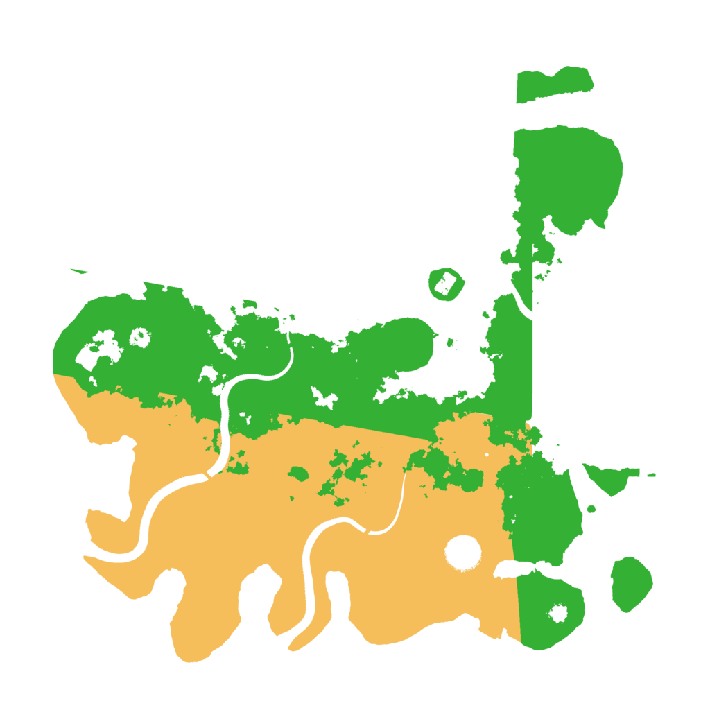 Biome Rust Map: Procedural Map, Size: 3500, Seed: 1838368787