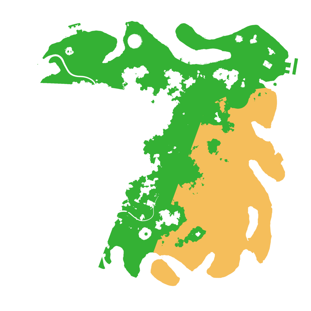 Biome Rust Map: Procedural Map, Size: 3850, Seed: 1267190556