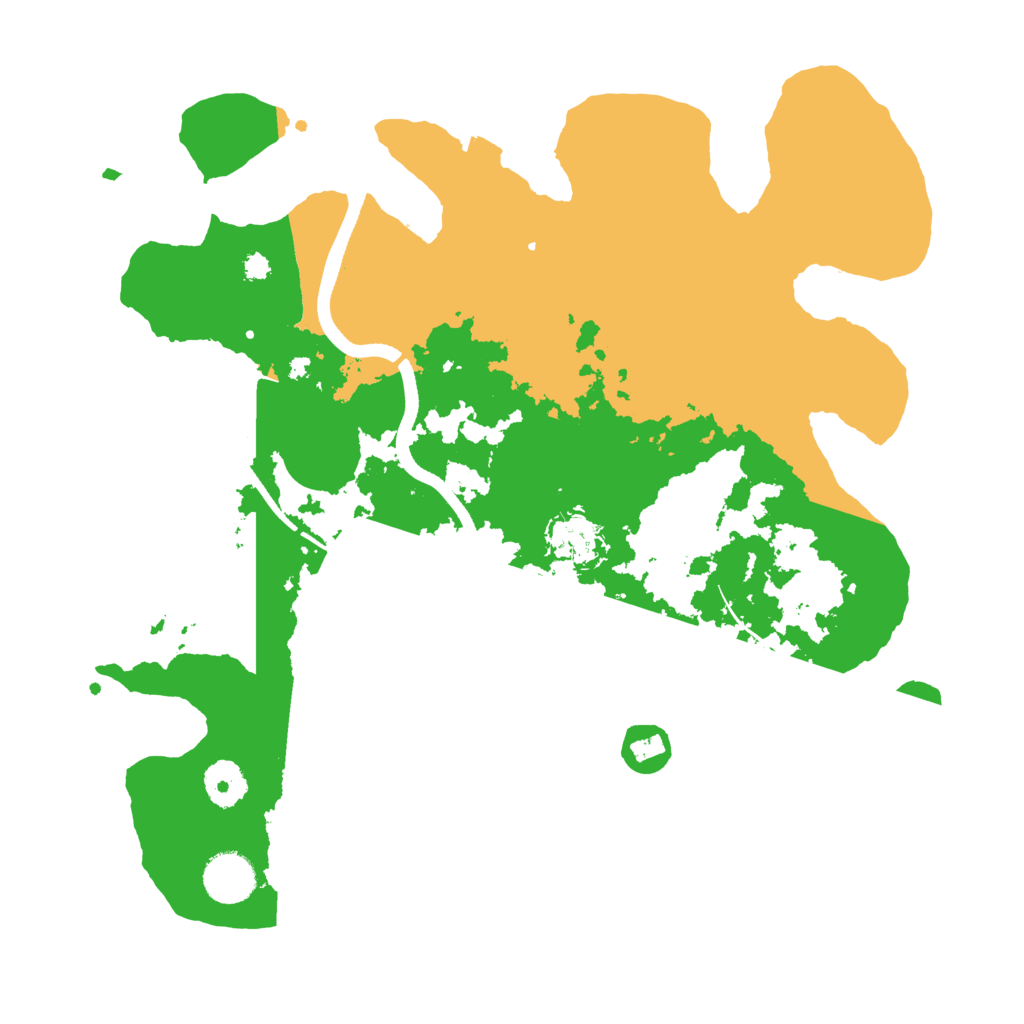 Biome Rust Map: Procedural Map, Size: 3500, Seed: 1598716232