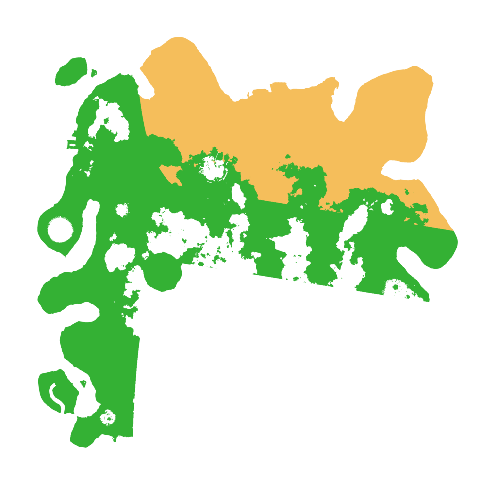 Biome Rust Map: Procedural Map, Size: 3500, Seed: 3642
