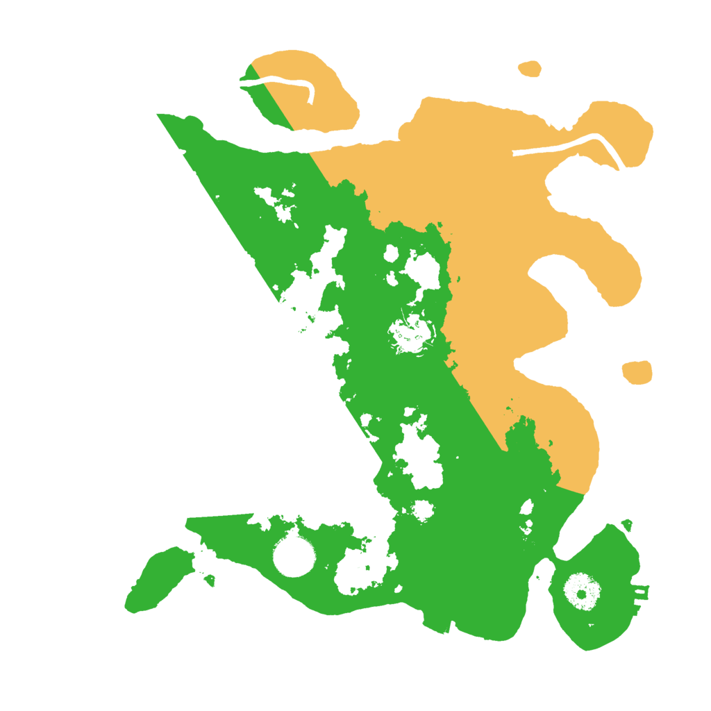 Biome Rust Map: Procedural Map, Size: 3000, Seed: 36633