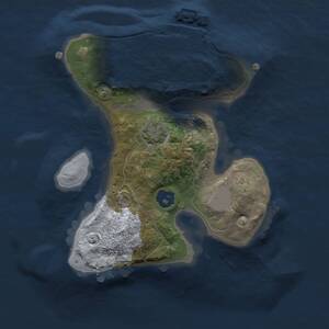 Thumbnail Rust Map: Procedural Map, Size: 1800, Seed: 2119924720, 3 Monuments