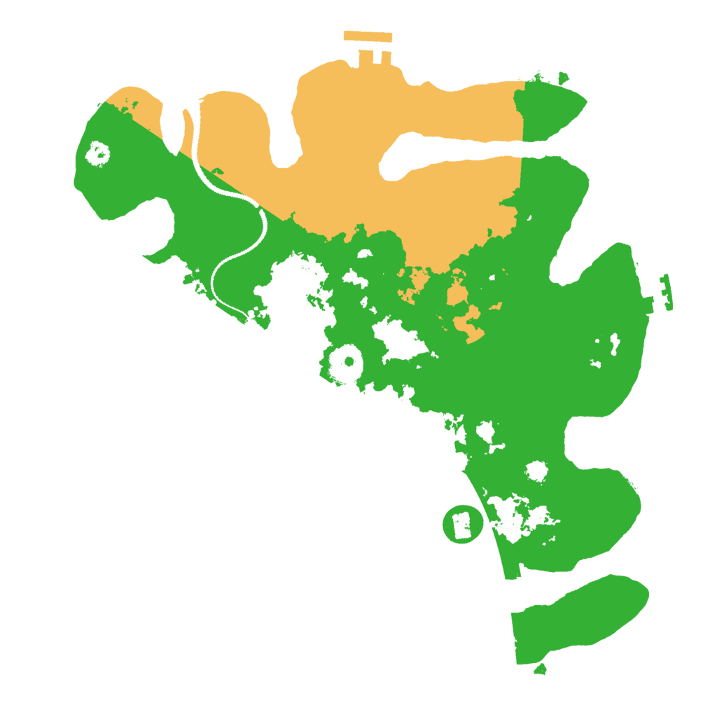 Biome Rust Map: Procedural Map, Size: 3000, Seed: 2137619742