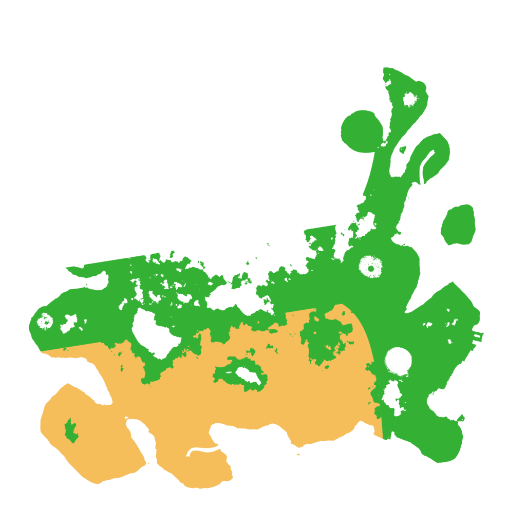 Biome Rust Map: Procedural Map, Size: 3500, Seed: 1195187092