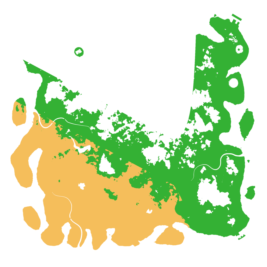 Biome Rust Map: Procedural Map, Size: 5000, Seed: 8756666