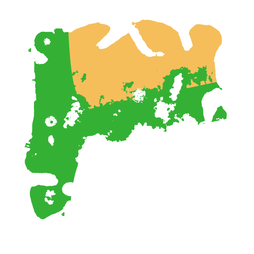 Biome Rust Map: Procedural Map, Size: 3500, Seed: 1628677836