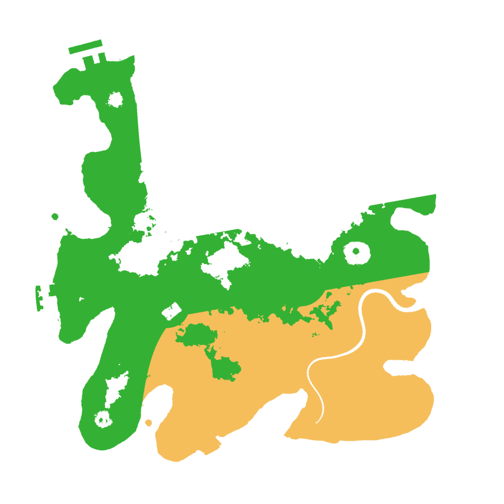 Biome Rust Map: Procedural Map, Size: 3000, Seed: 430813157
