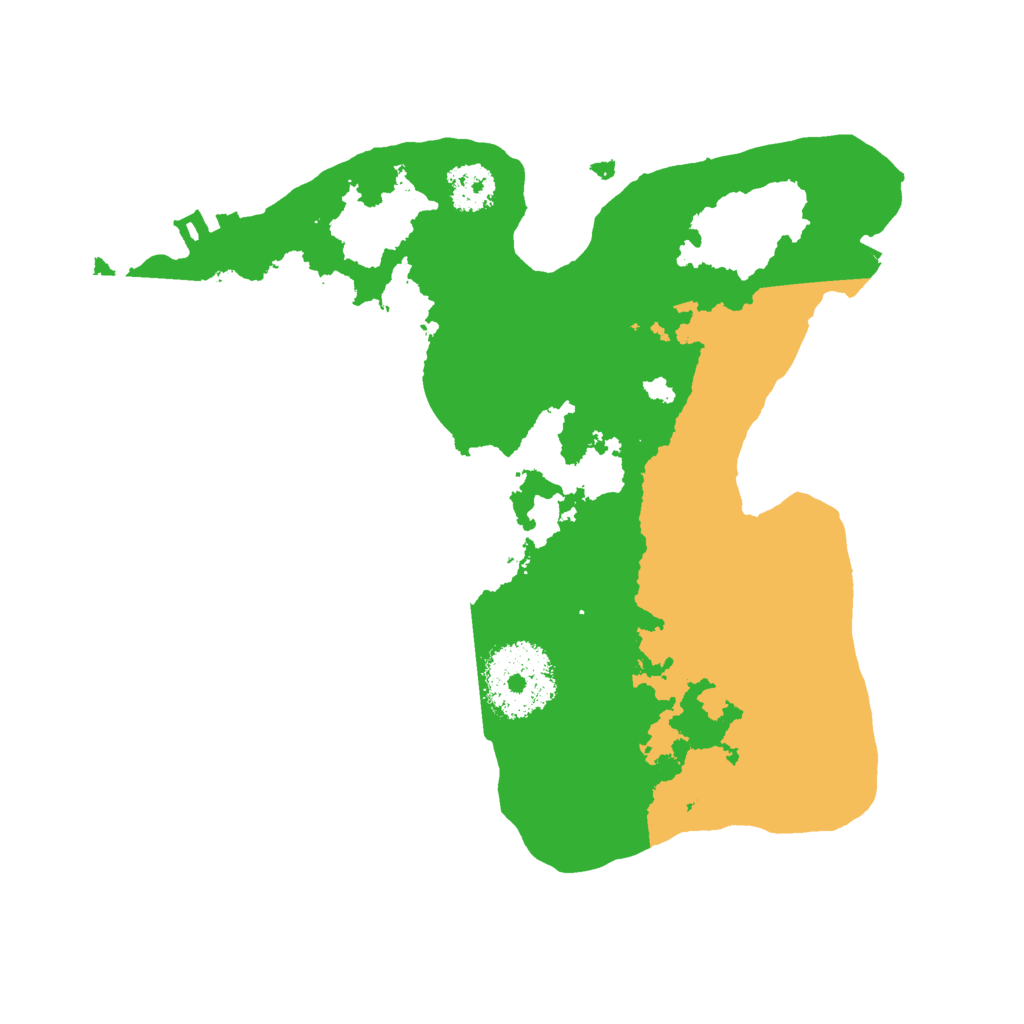 Biome Rust Map: Procedural Map, Size: 2200, Seed: 17777