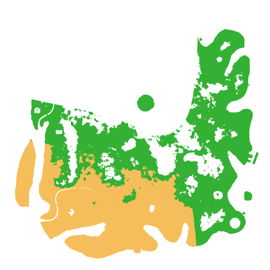 Biome Rust Map: Procedural Map, Size: 4500, Seed: 234414343