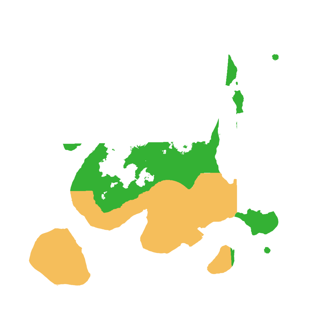 Biome Rust Map: Procedural Map, Size: 2000, Seed: 17762077