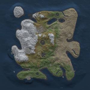 Thumbnail Rust Map: Procedural Map, Size: 2750, Seed: 43123, 10 Monuments