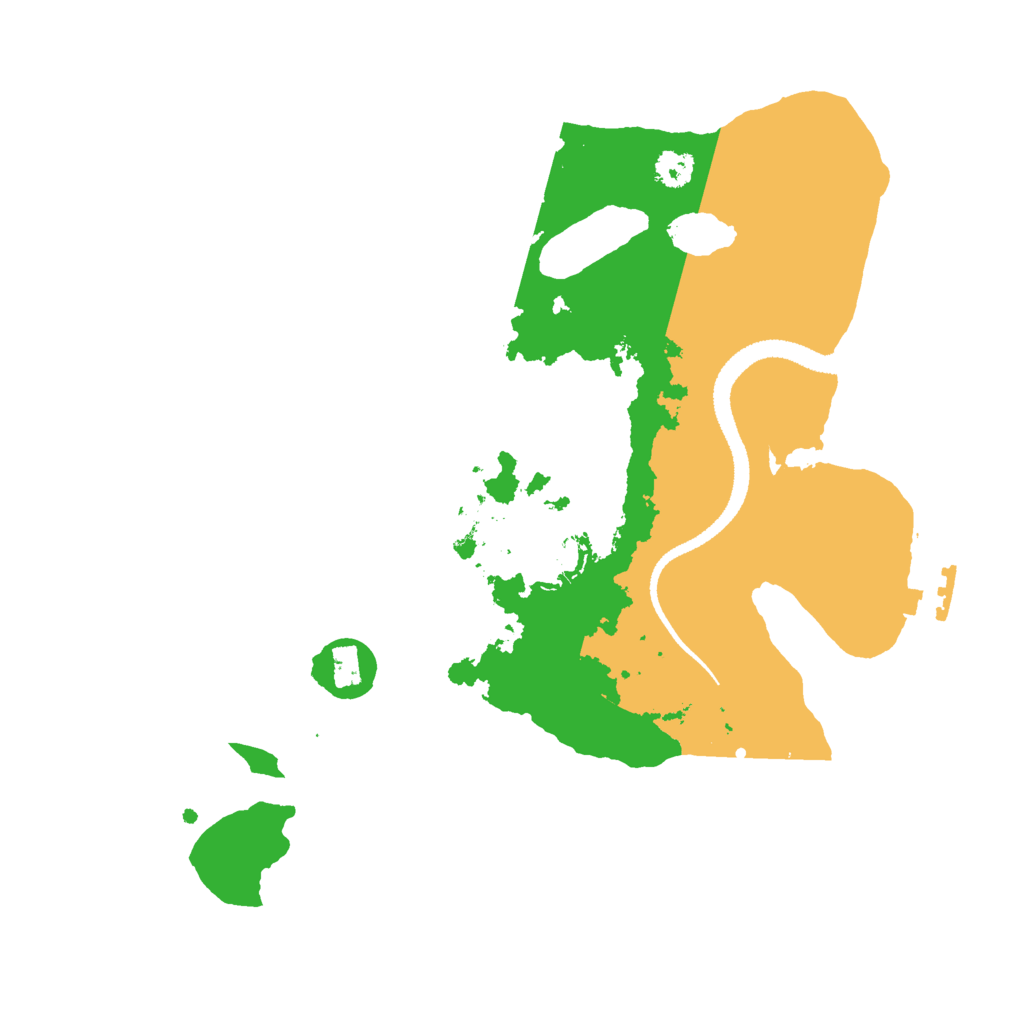 Biome Rust Map: Procedural Map, Size: 2750, Seed: 43123