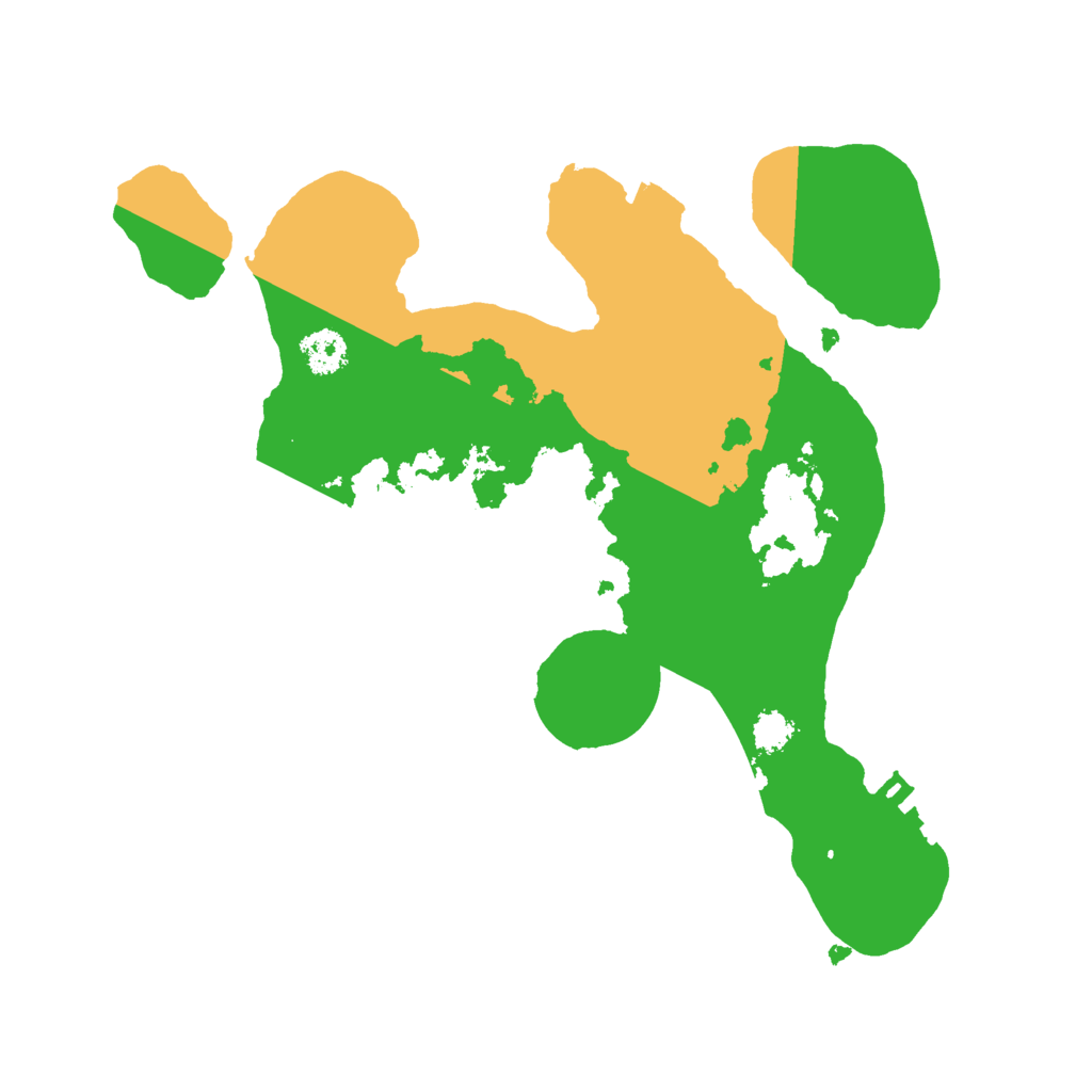 Biome Rust Map: Procedural Map, Size: 2500, Seed: 679067399