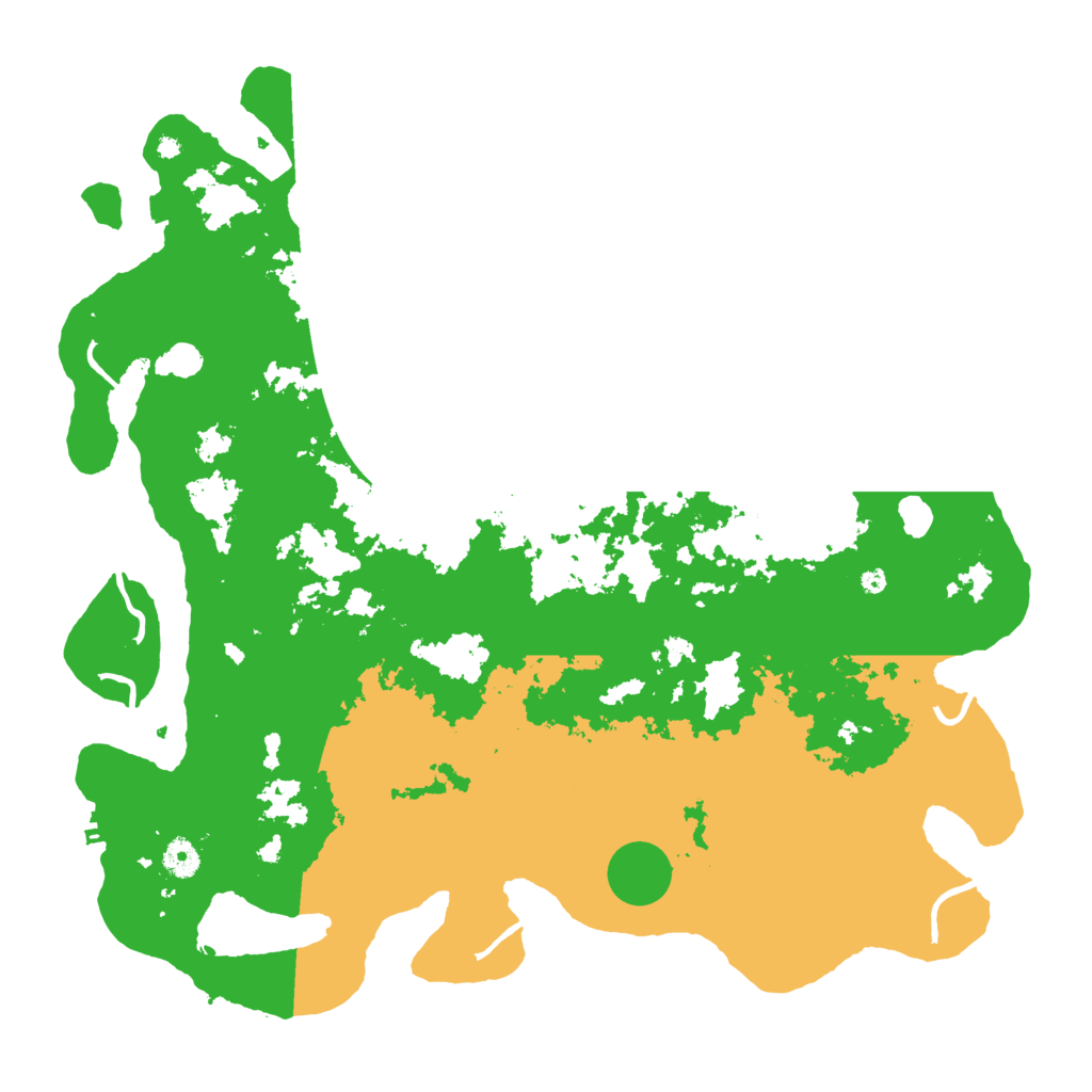 Biome Rust Map: Procedural Map, Size: 4500, Seed: 488761492