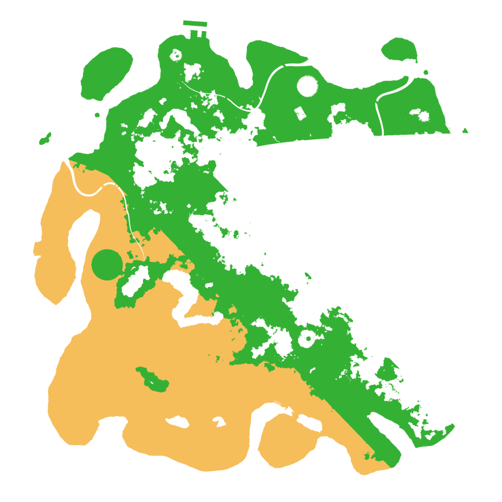 Biome Rust Map: Procedural Map, Size: 4250, Seed: 87286313
