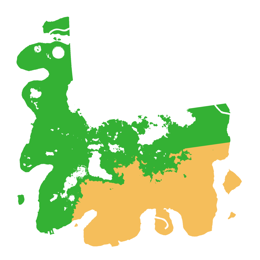 Biome Rust Map: Procedural Map, Size: 3800, Seed: 2024022501