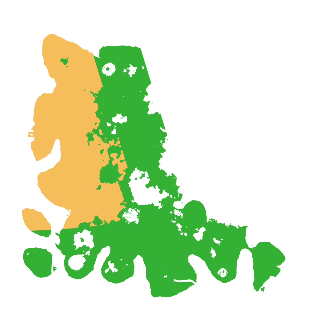 Biome Rust Map: Procedural Map, Size: 3650, Seed: 457550555