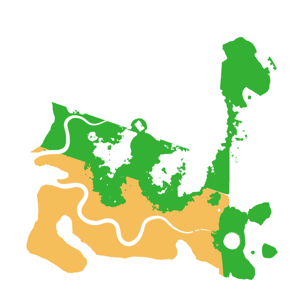 Biome Rust Map: Procedural Map, Size: 3300, Seed: 1764836656