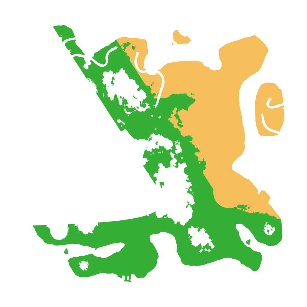 Biome Rust Map: Procedural Map, Size: 3000, Seed: 9536