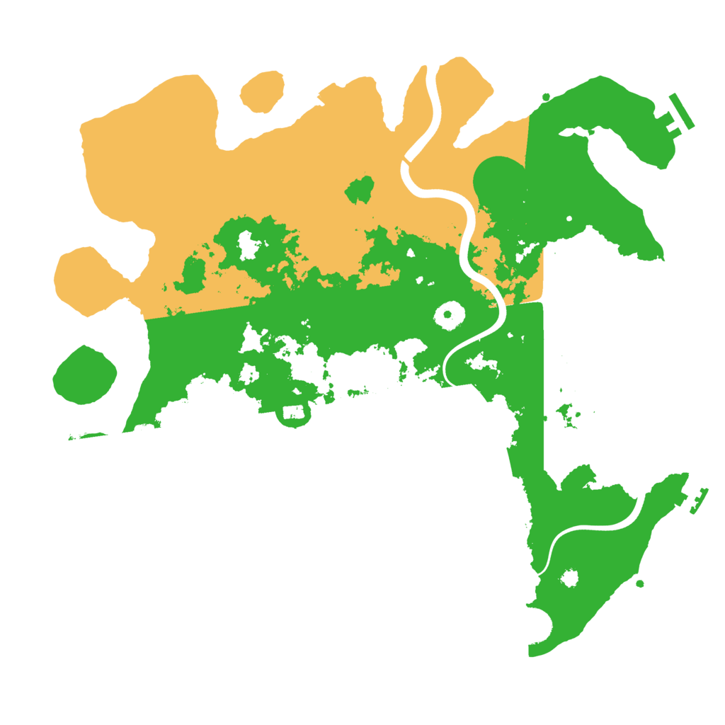 Biome Rust Map: Procedural Map, Size: 3750, Seed: 420471112