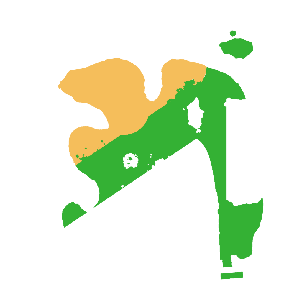 Biome Rust Map: Procedural Map, Size: 2000, Seed: 84106387